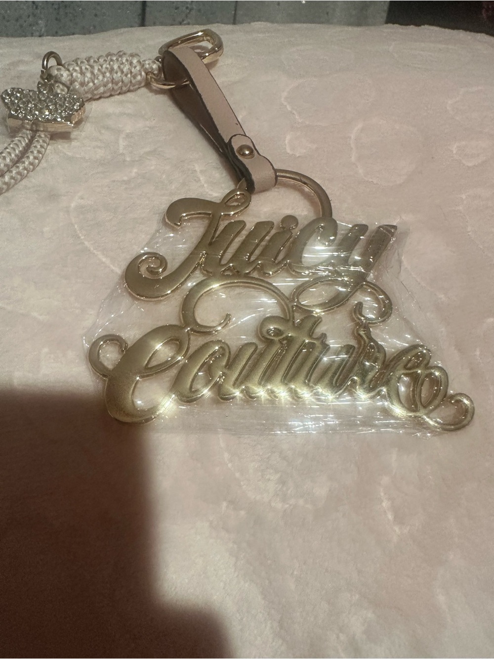 Juicy Couture keychain bag charm